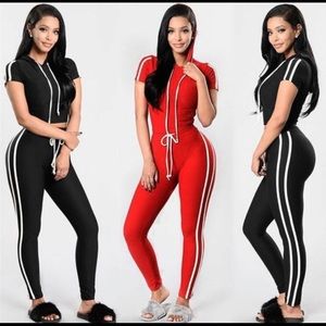 Women’s Black 2 Piece Tracksuit